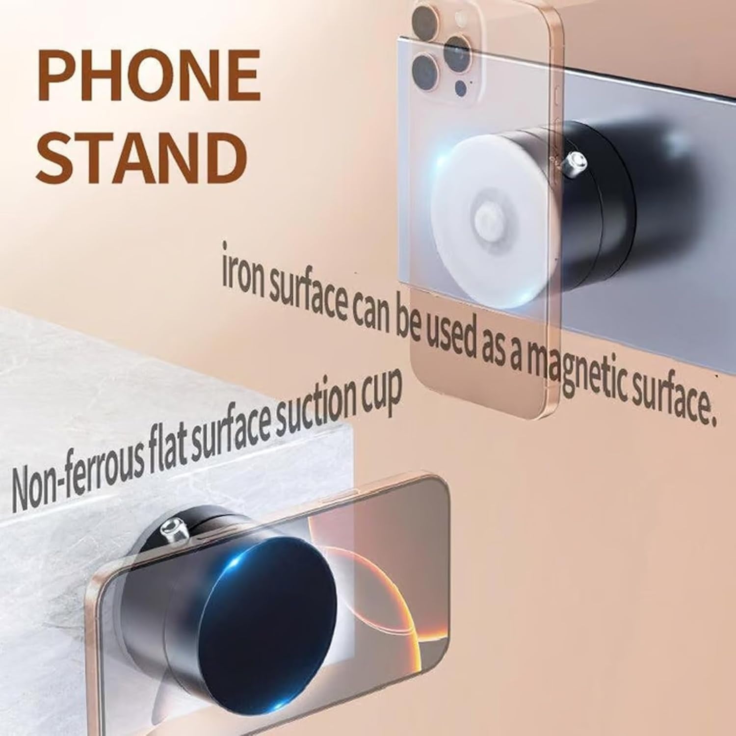 Foldable Magnetic Car Phone Holder